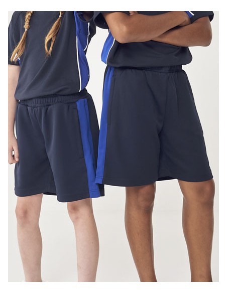 FIN-LV887-Kids Knitted Shorts with Zip Pockets 2